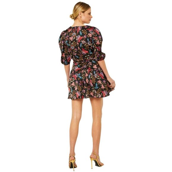 Misa Los Angeles Narcissa Floral Satin Mini Dress - Picture 5 of 13